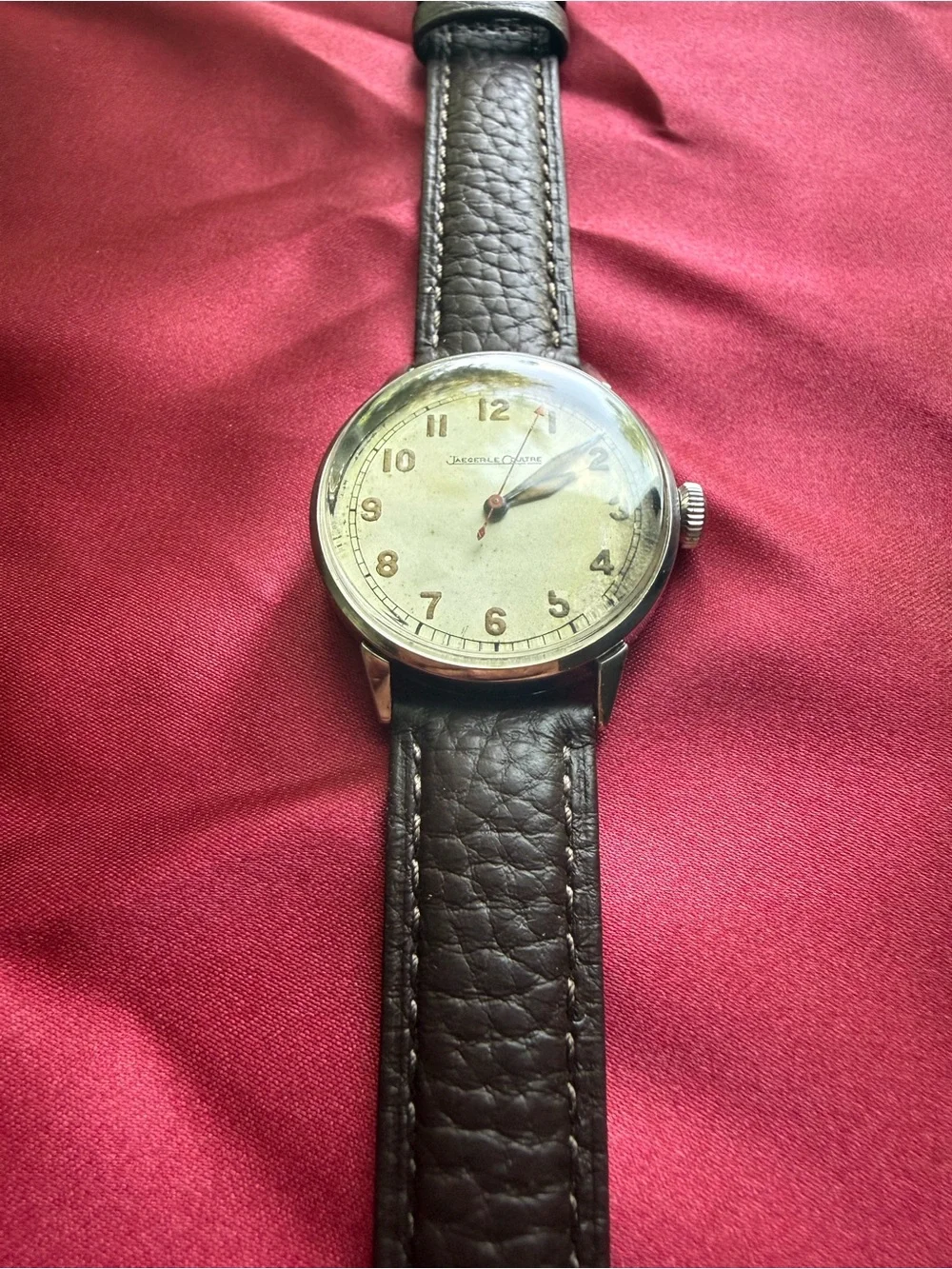 1945 Jaeger LeCoultre WW2 P478 33.5 Swiss Mechanical Watch Officers Pvt Purchase